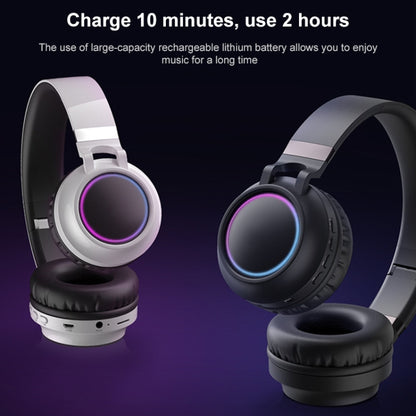 Colorful LED Bluetooth 5.0 HiFi Stereo Foldable Headset