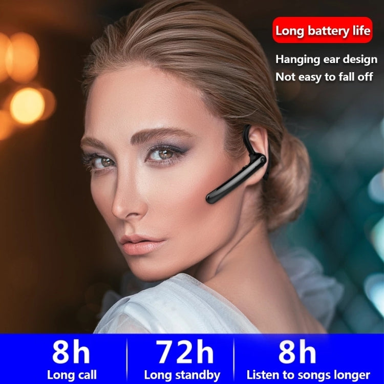 F990 Rotating Hook Handsfree Business Bluetooth Earphones