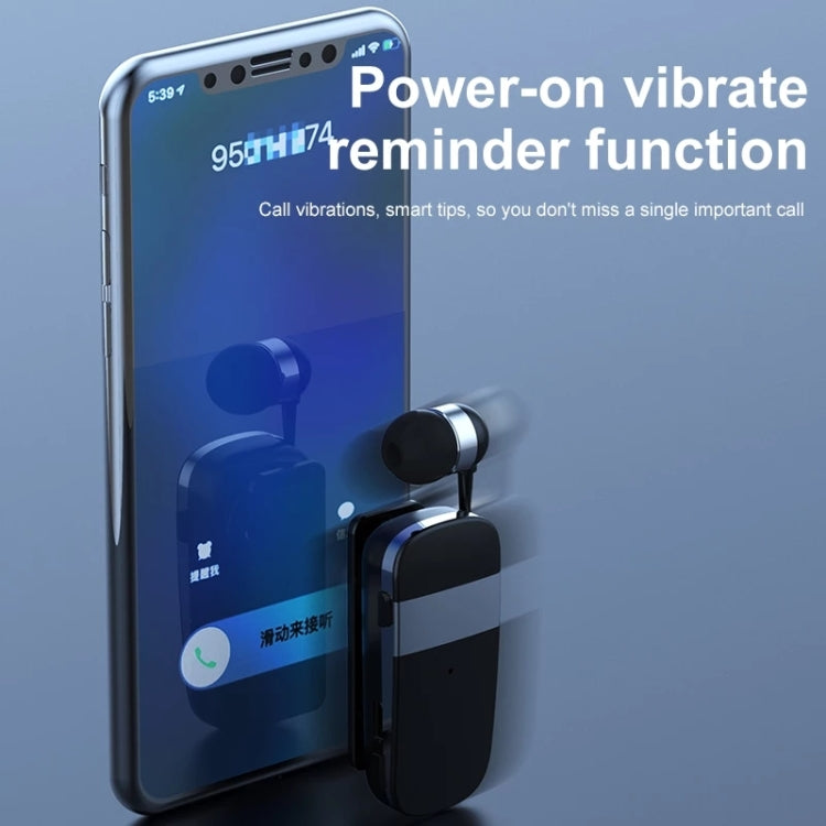 K53 Stereo Wireless Bluetooth Wear-Clip Earphone