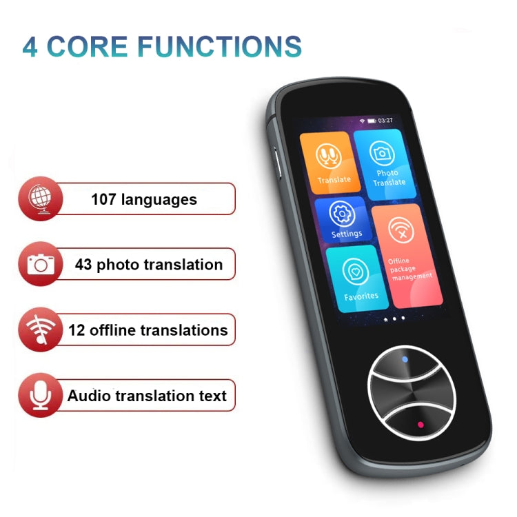 V10 3.0 inch Touch Screen Smart Translator