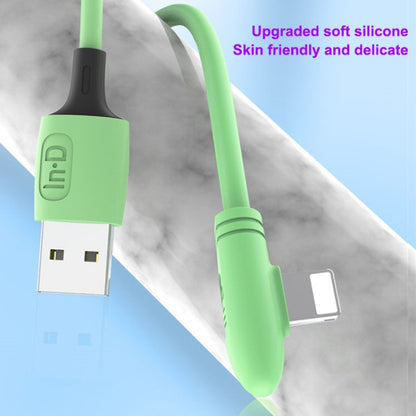 ENKAY Hat-Prince ENK-CB211 2.4A USB to 8 Pin 90 Degree Elbow Silicone Data Sync Fast Charging Cab...
