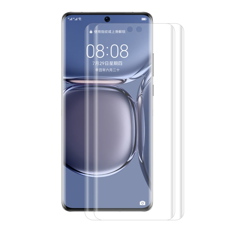 2 PCS ENKAY Hat-Prince 3D Curved Full Coverage PET Hot Bending HD Screen Protector Soft Film Supp...
