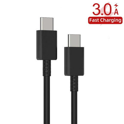 XJ-69 1m 3A USB-C / Type-C to Type-C TPU Charging Sync Data Cable for Mobile Phone, 1 PC