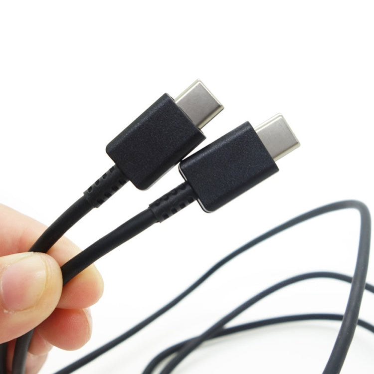 XJ-69 1m 3A USB-C / Type-C to Type-C TPU Charging Sync Data Cable for Mobile Phone, 1 PC