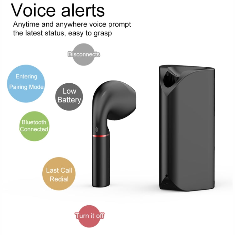 K60 Mini Business Wireless Bluetooth Earphone Car Driving Hands-free Headset with Mic