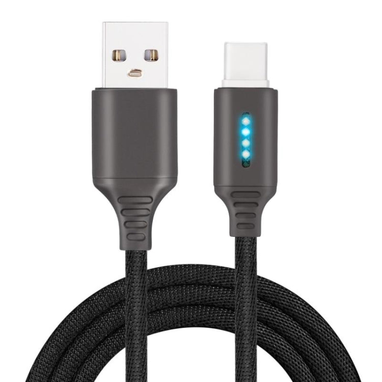 Type-c Intelligent automatic Power cut-off Cable for Zinc Alloy in Light-emitting Data Line
