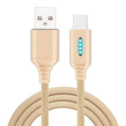 Type-c Intelligent automatic Power cut-off Cable for Zinc Alloy in Light-emitting Data Line