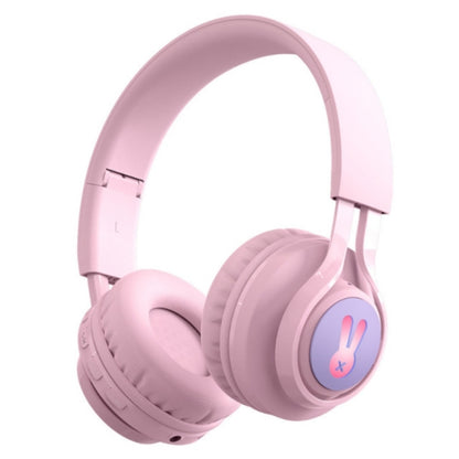 BT06C+ Children Head-mounted Cute Wireless Bluetooth Headset with Microphone & LED Light