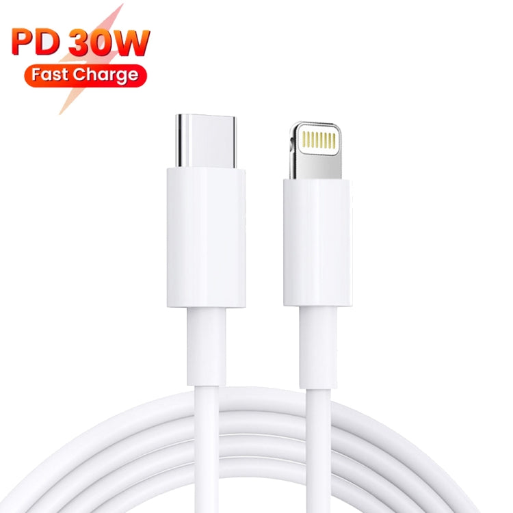 PD 35W Dual USB-C / Type-C Ports Charger with Type-C to 8 Pin Data Cable, EU Plug����������������...