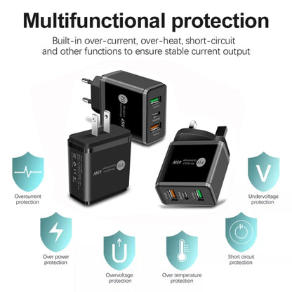 45W PD3.0 + 2 x QC3.0 USB Multi Port Charger with Type-C to Type-C Cable, US Plug����������������...