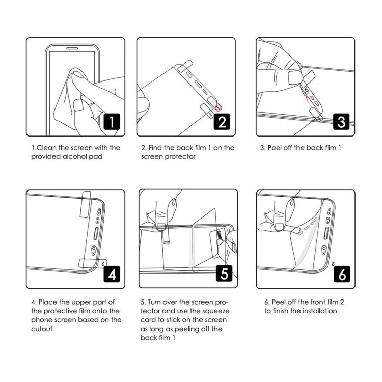 ENKAY Full Glue Explosion-proof Hydrogel Film For iPhone 14 Pro, For iPhone 14 Pro (1 PC)��������...