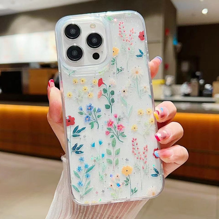 Fresh Small Floral Epoxy TPU Phone Case