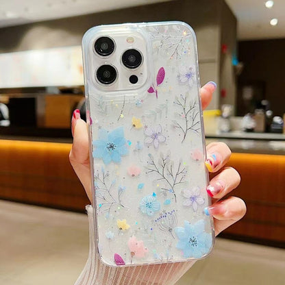Fresh Small Floral Epoxy TPU Phone Case