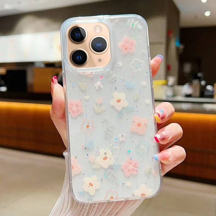 Fresh Small Floral Epoxy TPU Phone Case
