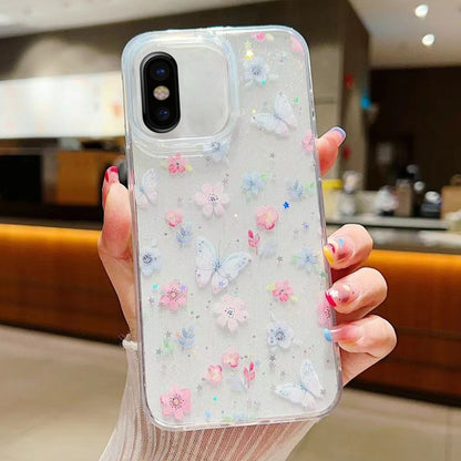 Fresh Small Floral Epoxy TPU Phone Case