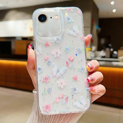 Fresh Small Floral Epoxy TPU Phone Case