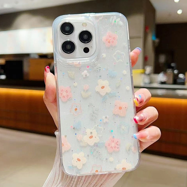 Fresh Small Floral Epoxy TPU Phone Case