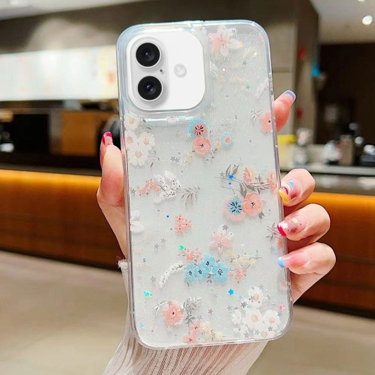 Fresh Small Floral Epoxy TPU Phone Case