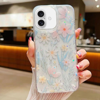 Fresh Small Floral Epoxy TPU Phone Case