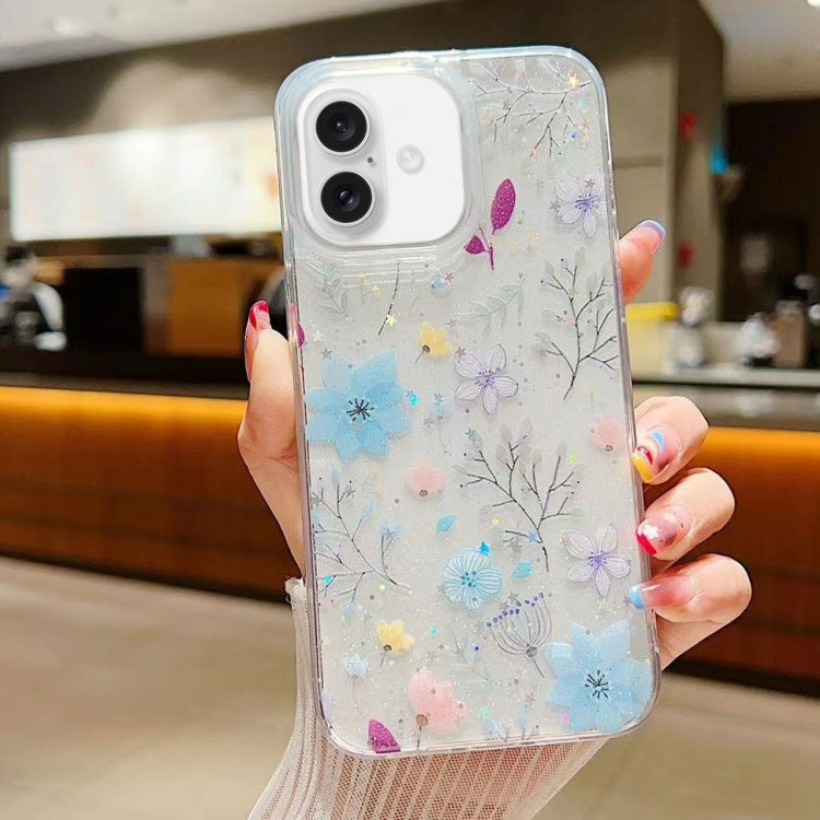 Fresh Small Floral Epoxy TPU Phone Case