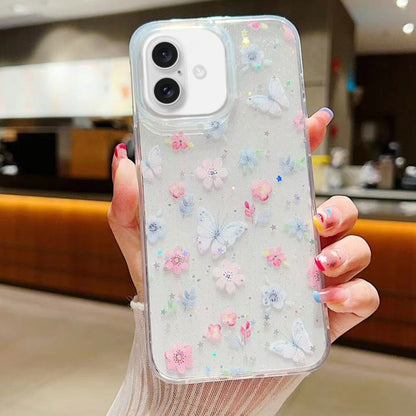 Fresh Small Floral Epoxy TPU Phone Case