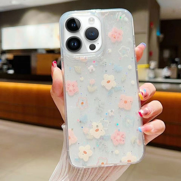 Fresh Small Floral Epoxy TPU Phone Case