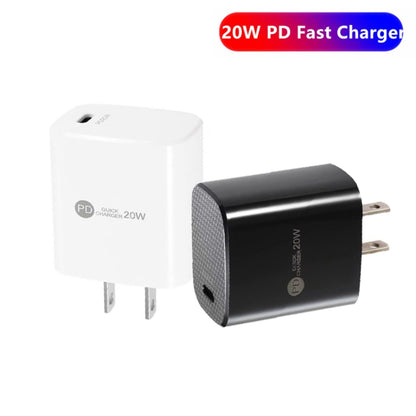 PD11 Mini Single Port PD3.0 USB-C / Type-C 20W Fast Charger for iPhone / iPad Series, US Plug����...