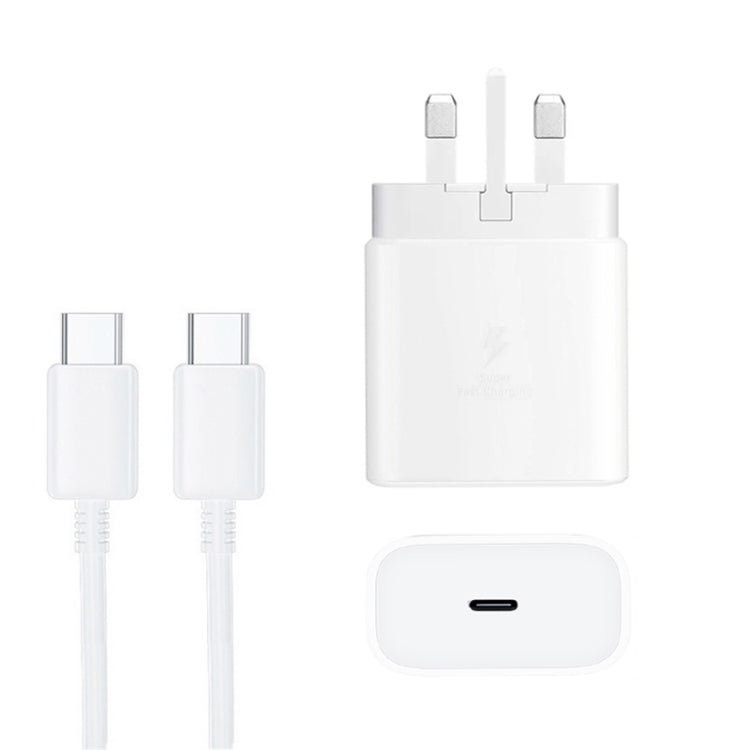 M135 45W USB-C / Type-C Port Fast Charger with 5A Type-C to Type-C Cable, UK Plug