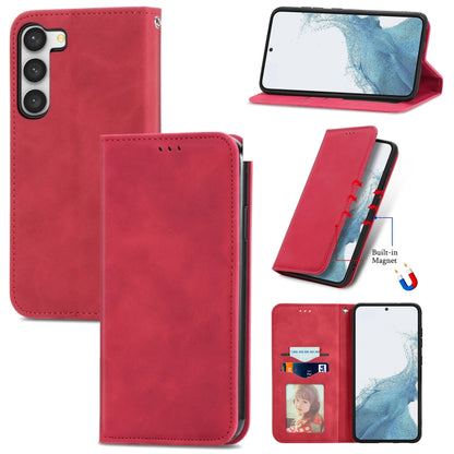 Retro Skin Feel Magnetic Leather Phone Case, For Samsung Galaxy A05, For Samsung Galaxy A05s 4G��...