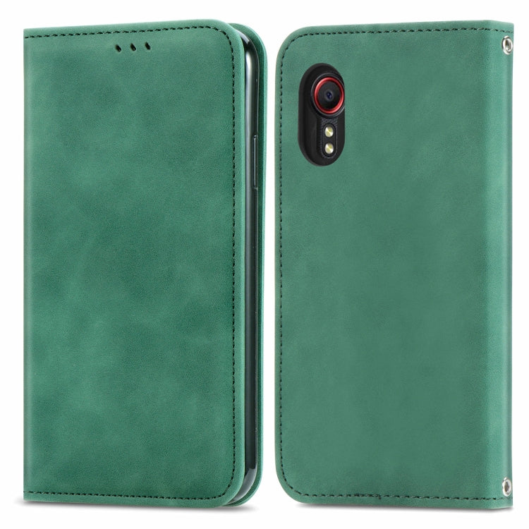 Retro Skin Feel Magnetic Leather Phone Case, For Samsung Galaxy A05, For Samsung Galaxy A05s 4G��...