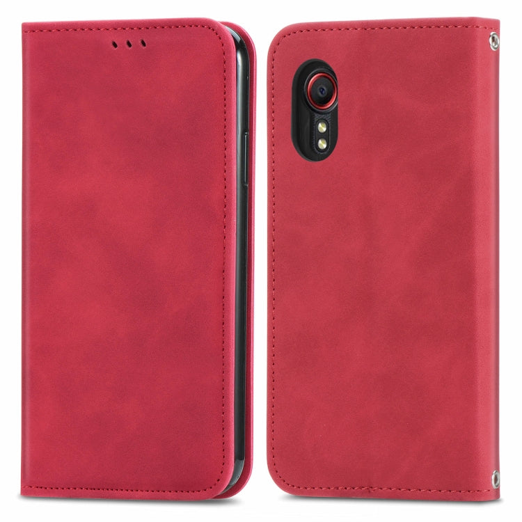 Retro Skin Feel Magnetic Leather Phone Case, For Samsung Galaxy A05, For Samsung Galaxy A05s 4G��...
