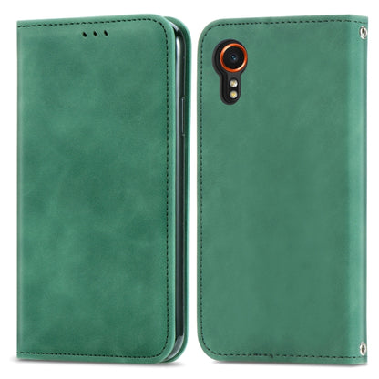 Retro Skin Feel Magnetic Leather Phone Case, For Samsung Galaxy S25 5G, For Samsung Galaxy S25+ 5...
