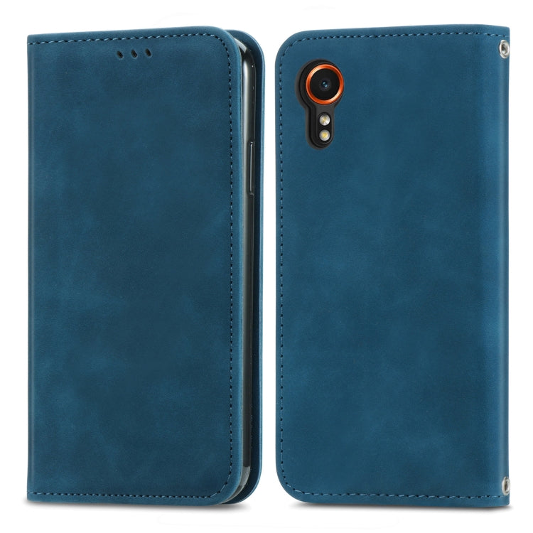Retro Skin Feel Magnetic Leather Phone Case, For Samsung Galaxy S25 5G, For Samsung Galaxy S25+ 5...