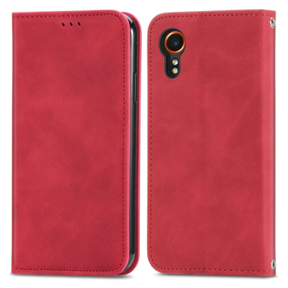 Retro Skin Feel Magnetic Leather Phone Case, For Samsung Galaxy S25 5G, For Samsung Galaxy S25+ 5...