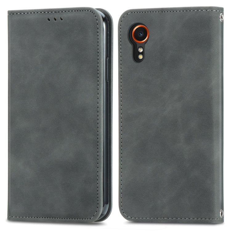 Retro Skin Feel Magnetic Leather Phone Case, For Samsung Galaxy S25 5G, For Samsung Galaxy S25+ 5...