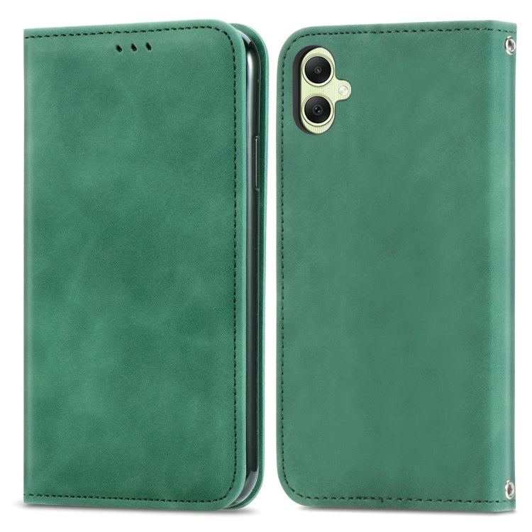 Retro Skin Feel Magnetic Leather Phone Case, For Samsung Galaxy A05, For Samsung Galaxy A05s 4G��...