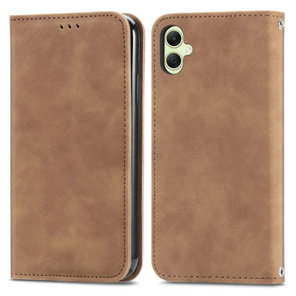 Retro Skin Feel Magnetic Leather Phone Case, For Samsung Galaxy A05, For Samsung Galaxy A05s 4G��...