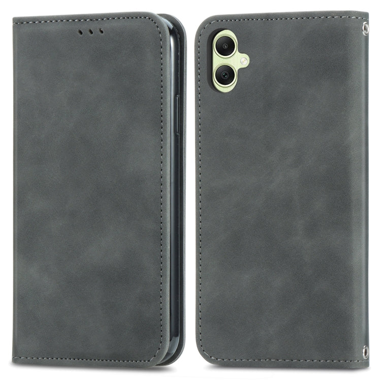 Retro Skin Feel Magnetic Leather Phone Case, For Samsung Galaxy A05, For Samsung Galaxy A05s 4G��...