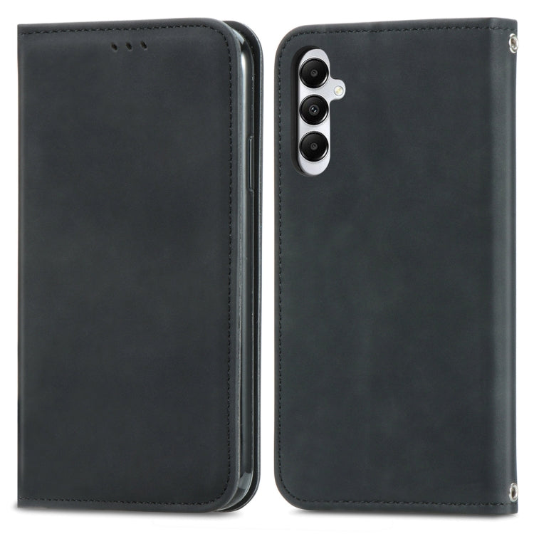 Retro Skin Feel Magnetic Leather Phone Case, For Samsung Galaxy A05, For Samsung Galaxy A05s 4G��...