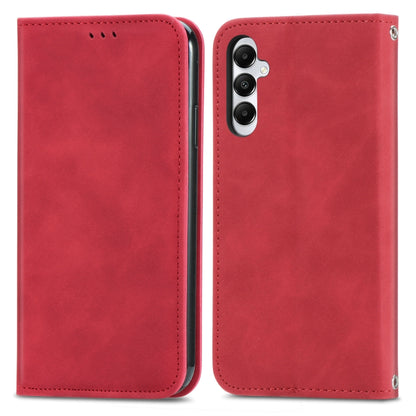 Retro Skin Feel Magnetic Leather Phone Case, For Samsung Galaxy A05, For Samsung Galaxy A05s 4G��...