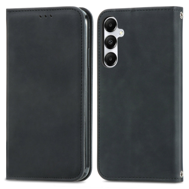 Retro Skin Feel Magnetic Leather Phone Case, For Samsung Galaxy S25 5G, For Samsung Galaxy S25+ 5...