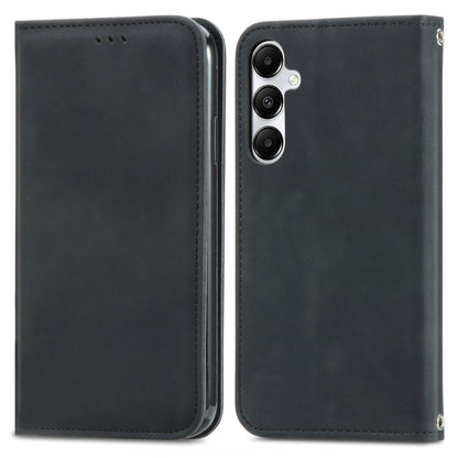 Retro Skin Feel Magnetic Leather Phone Case, For Samsung Galaxy S25 5G, For Samsung Galaxy S25+ 5...