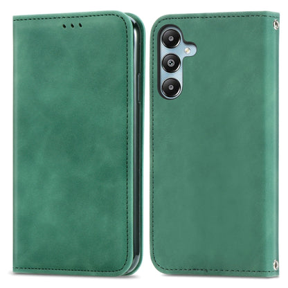 Retro Skin Feel Magnetic Leather Phone Case, For Samsung Galaxy S25 5G, For Samsung Galaxy S25+ 5...