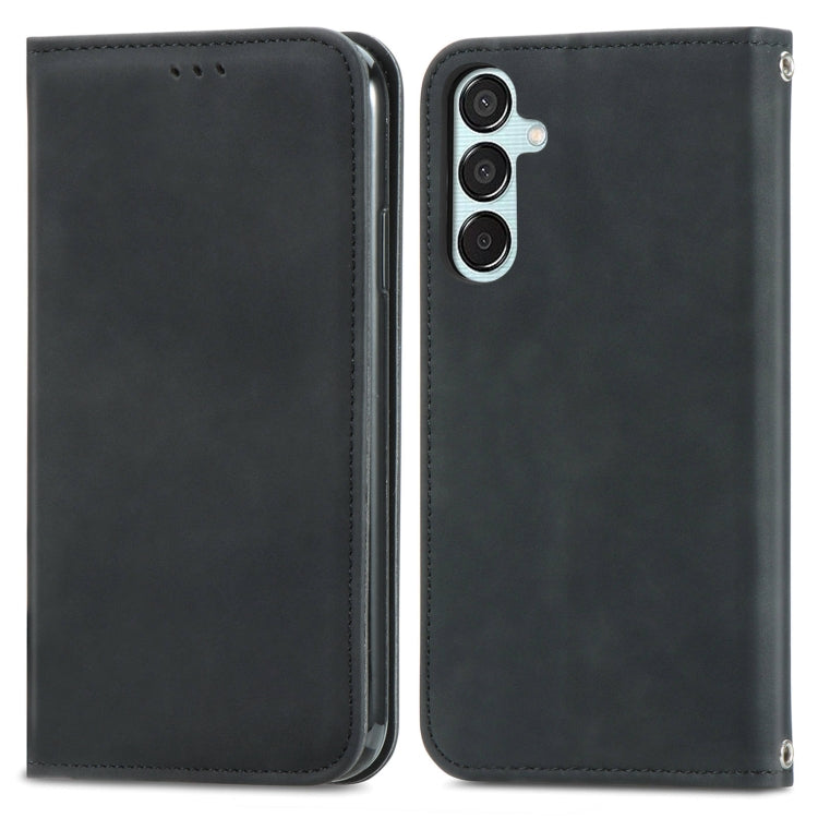 Retro Skin Feel Magnetic Leather Phone Case, For Samsung Galaxy S25 5G, For Samsung Galaxy S25+ 5...