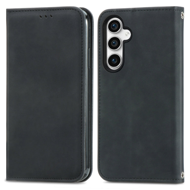 Retro Skin Feel Magnetic Leather Phone Case, For Samsung Galaxy A05, For Samsung Galaxy A05s 4G��...