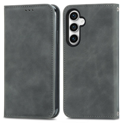 Retro Skin Feel Magnetic Leather Phone Case, For Samsung Galaxy A05, For Samsung Galaxy A05s 4G��...