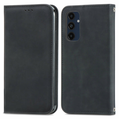 Retro Skin Feel Magnetic Leather Phone Case, For Samsung Galaxy S25 5G, For Samsung Galaxy S25+ 5...