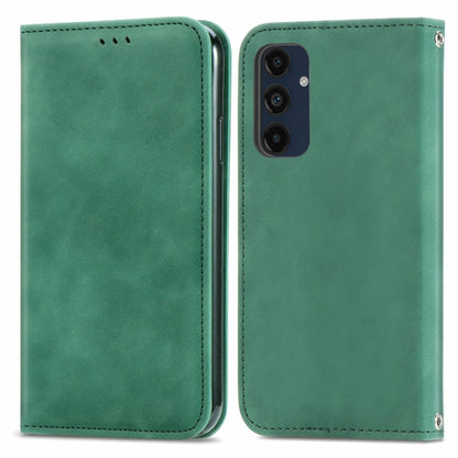 Retro Skin Feel Magnetic Leather Phone Case, For Samsung Galaxy S25 5G, For Samsung Galaxy S25+ 5...