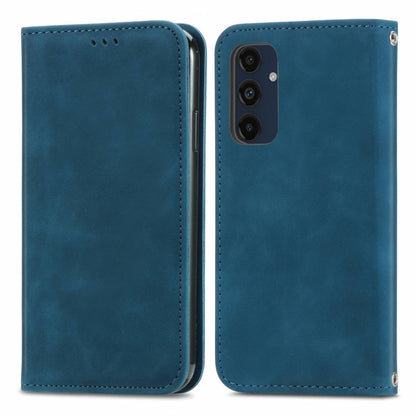Retro Skin Feel Magnetic Leather Phone Case, For Samsung Galaxy S25 5G, For Samsung Galaxy S25+ 5...