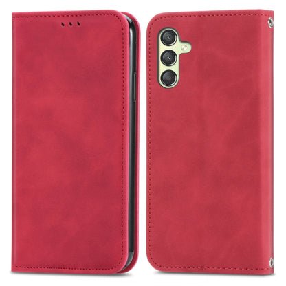 Retro Skin Feel Magnetic Leather Phone Case, For Samsung Galaxy A05, For Samsung Galaxy A05s 4G��...
